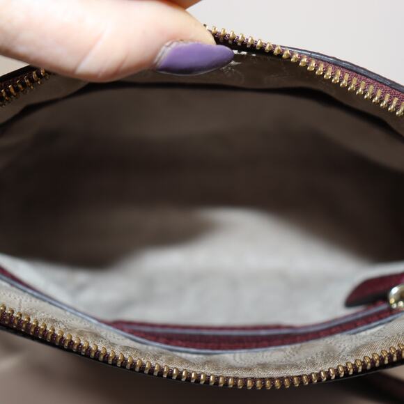 Michael Kors Jet Set Crossbody Bag – Merlot Saffiano Leather - Picture 7 of 8